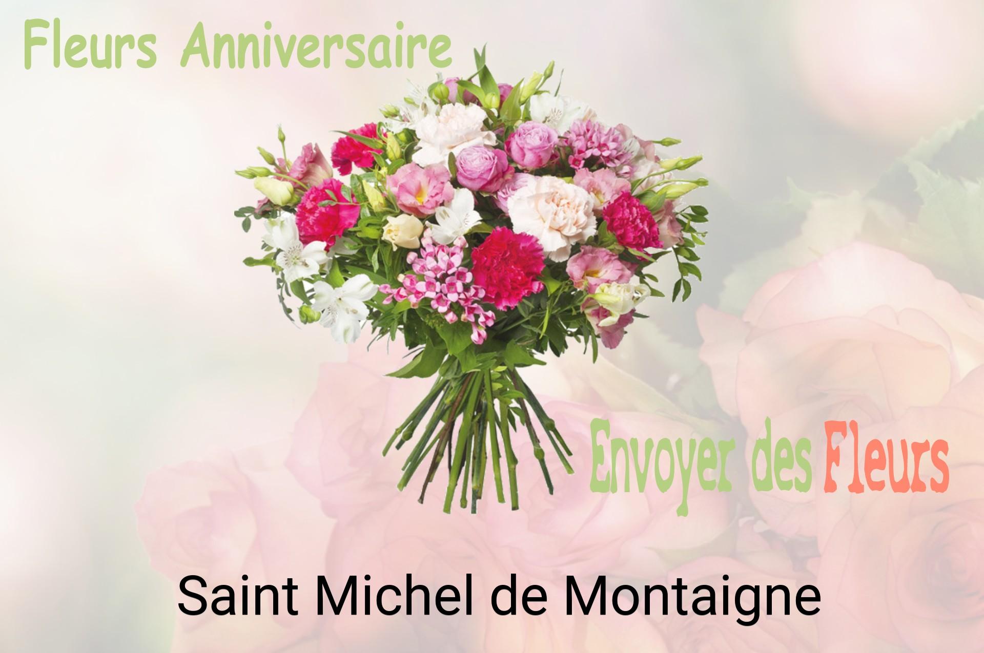 Bouquet de fleurs d’anniversaire livré à Saint-Michel-de-Montaigne