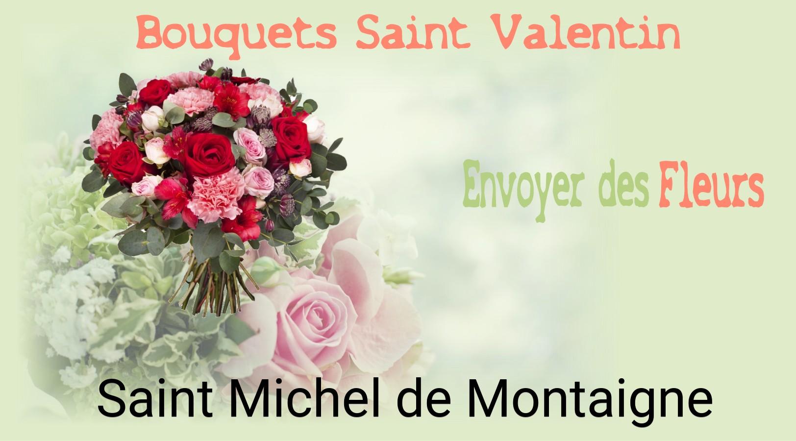 Roses de Saint-Valentin livrées à Saint-Michel-de-Montaigne